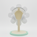 Suporte  de HeadSet Margarida Minimal