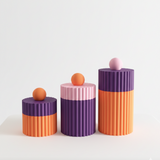 Kit Trio Decorativo Canelado