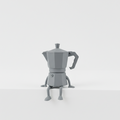 Cafeteira Italiana Decorativa - Cantinho do Café